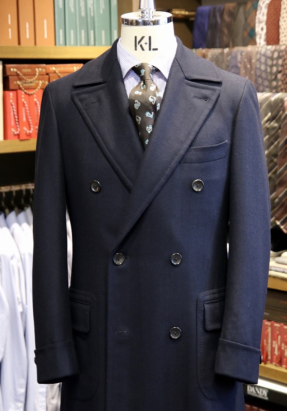 CACCIOPPOLIのWOOL&CASHMEREでPOLO COAT